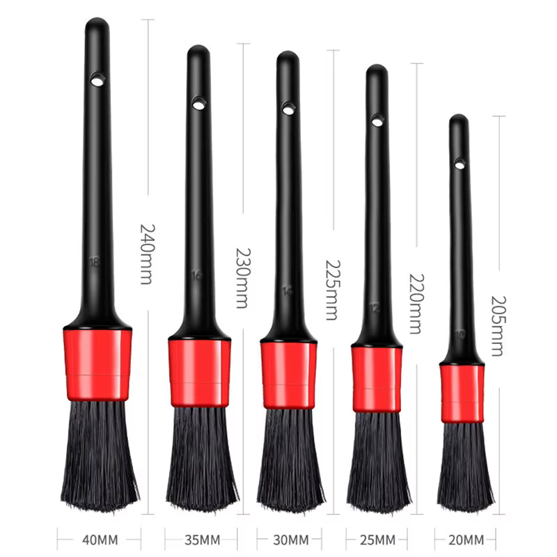 1 pièces/5 pièces ensemble de brosses de détail brosses de voiture brosse de détail de voiture pour 