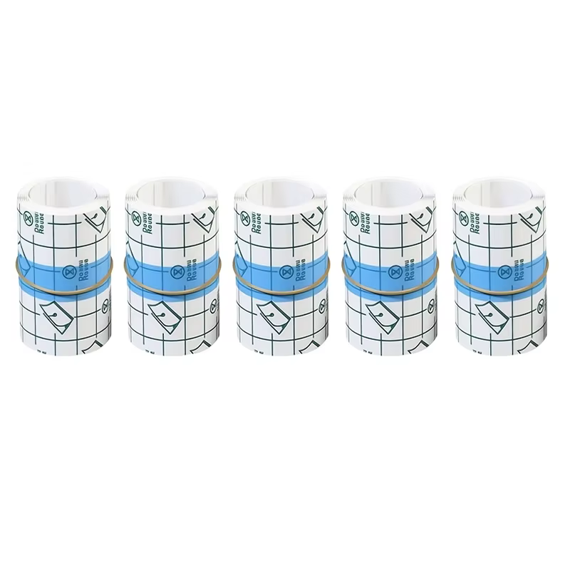 5/10 rouleaux de ruban adhésif transparent, bandage en matériau PU, protège-doigts portable, autocol