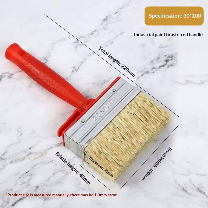 Pinceau à peinture à tête plate et lisse pour peindre les murs, outils manuels économiseurs de trava