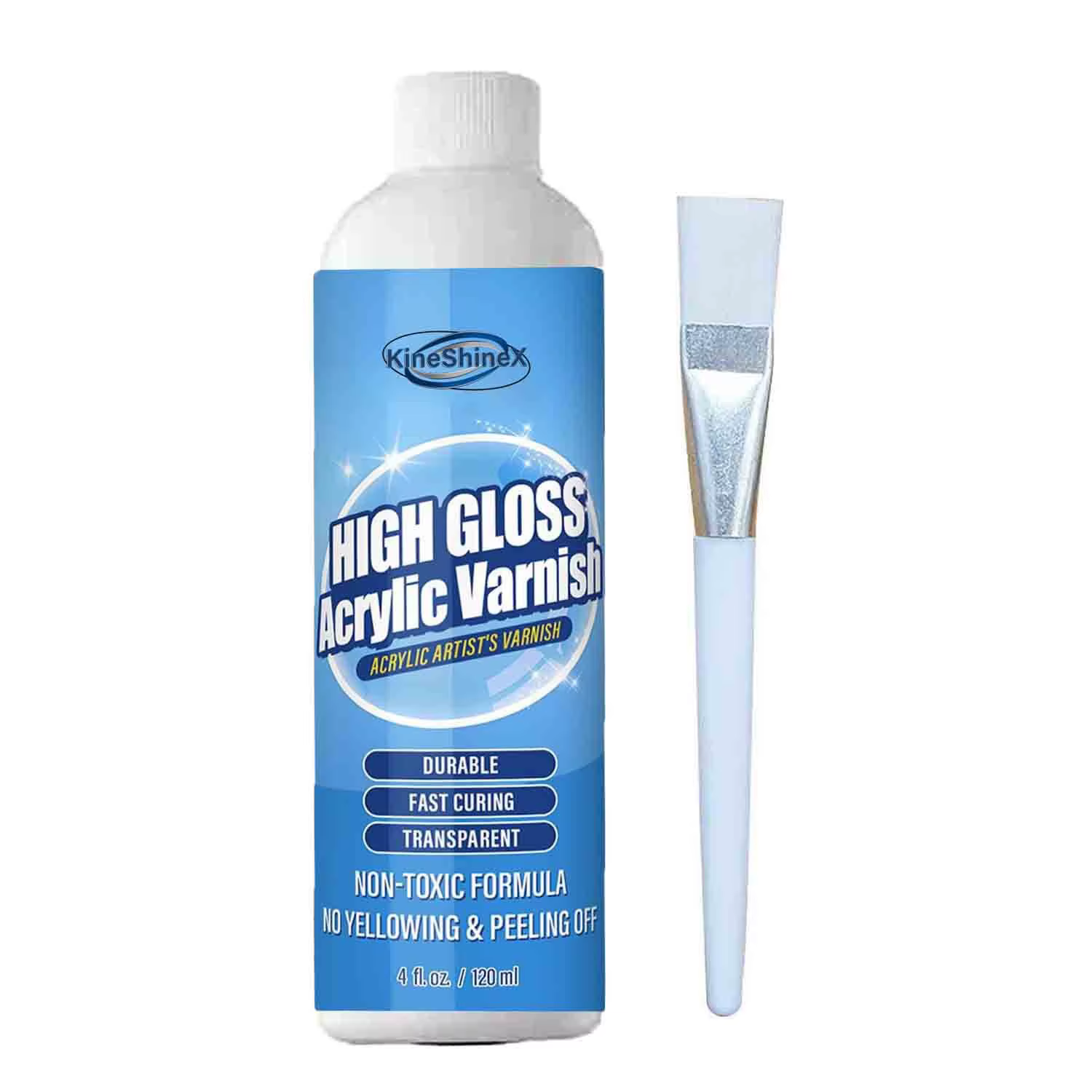 Vernis brillant pour peinture acrylique, vernis acrylique pour artistes, non jaunissant, non toxique