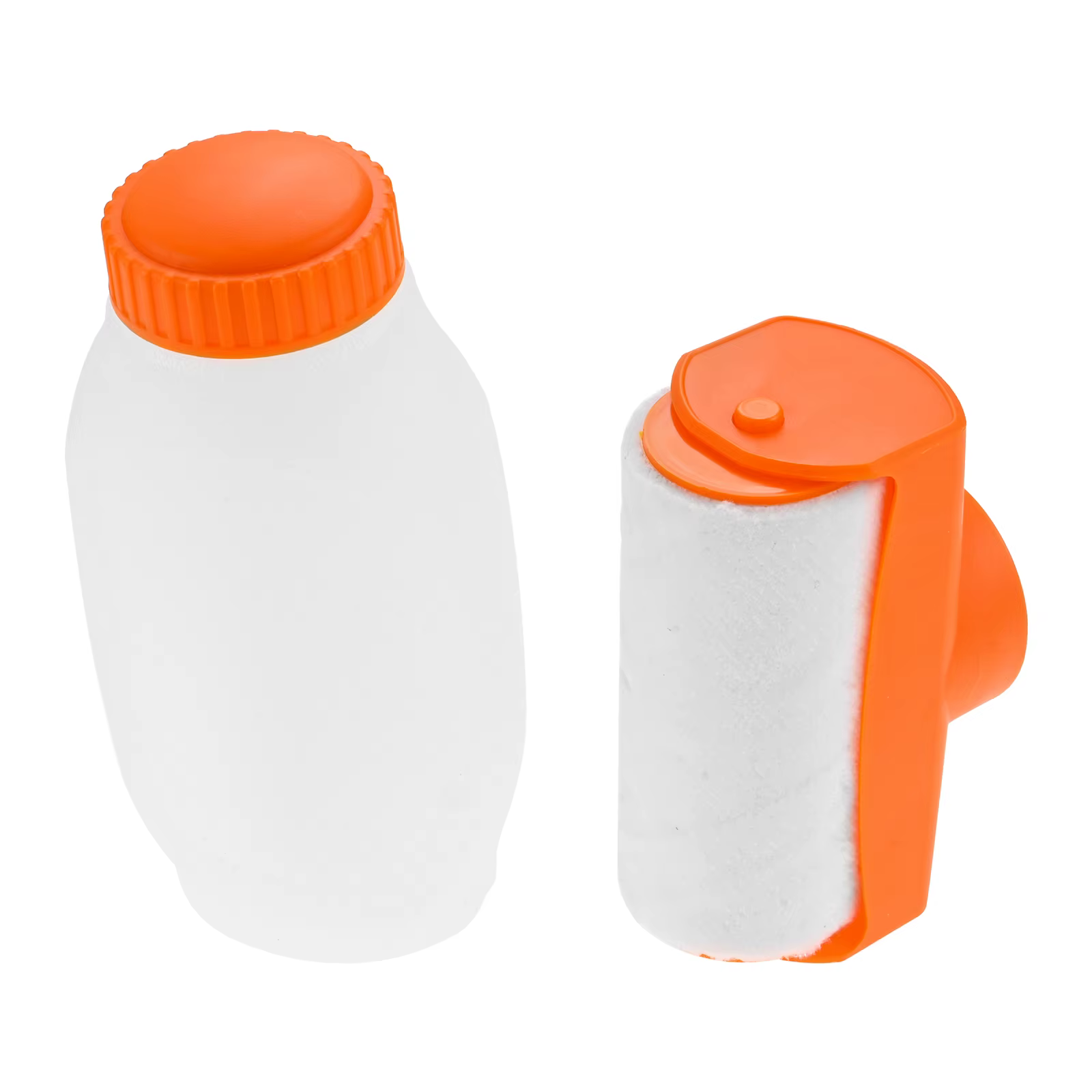 Brosse à rouleau de peinture rechargeable avec bouteilles vides de 500 ml pour la restauration mural