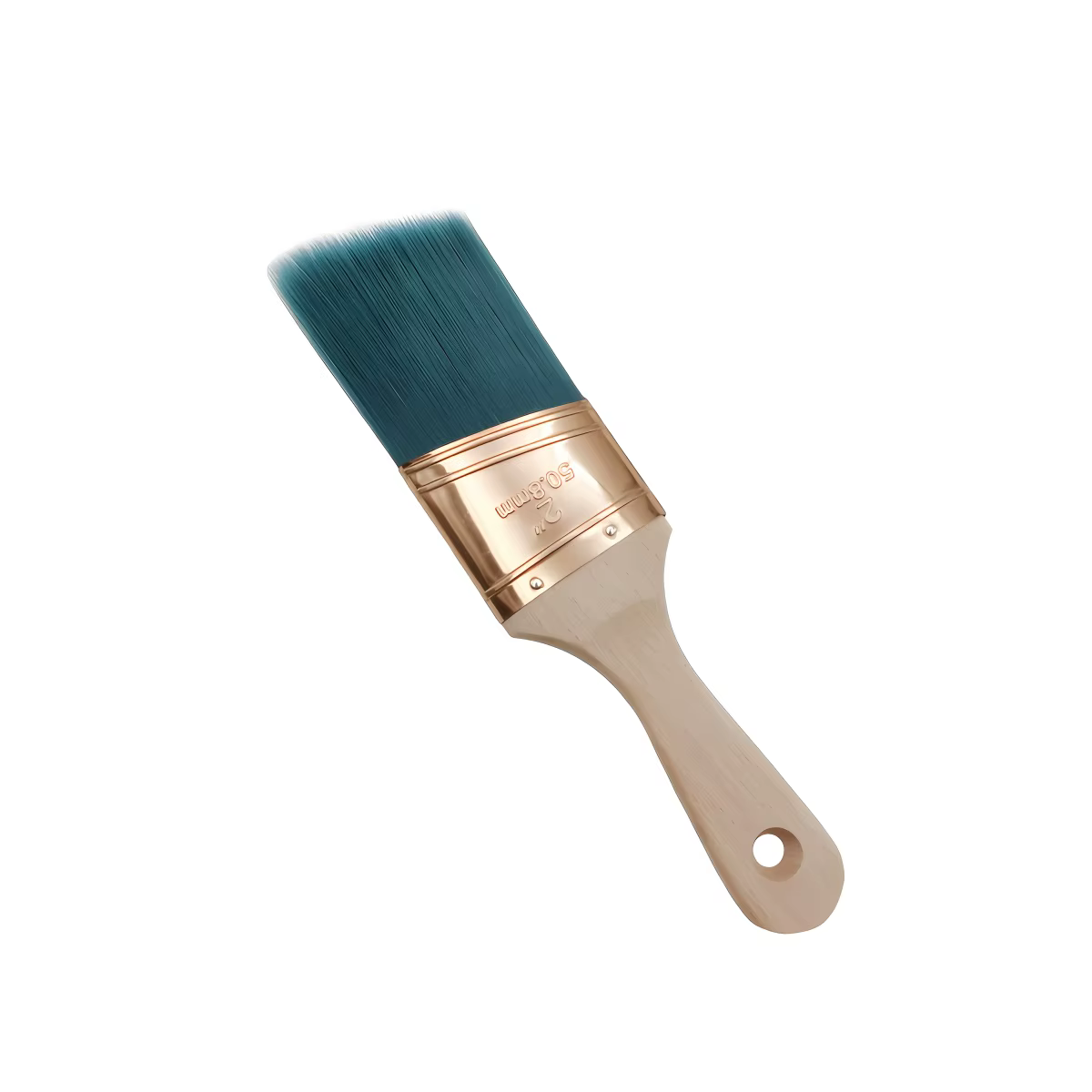 Pinceau professionnel pour peinture sur bois, 2 pouces, brosse plate à angle, outil décoratif de bri