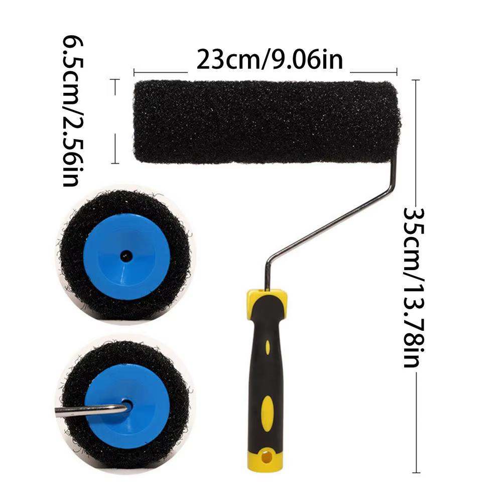 Rouleau applicateur multifonctionnel pour enduit mural, brosse à texture florale, outil de revêtemen