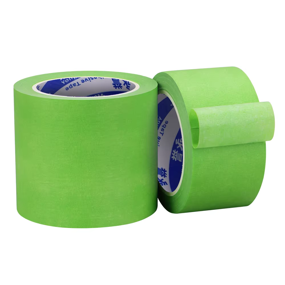 Ruban de peintre multi-surfaces vert 10/20/50m, ruban de peinture vert protège les surfaces et retir