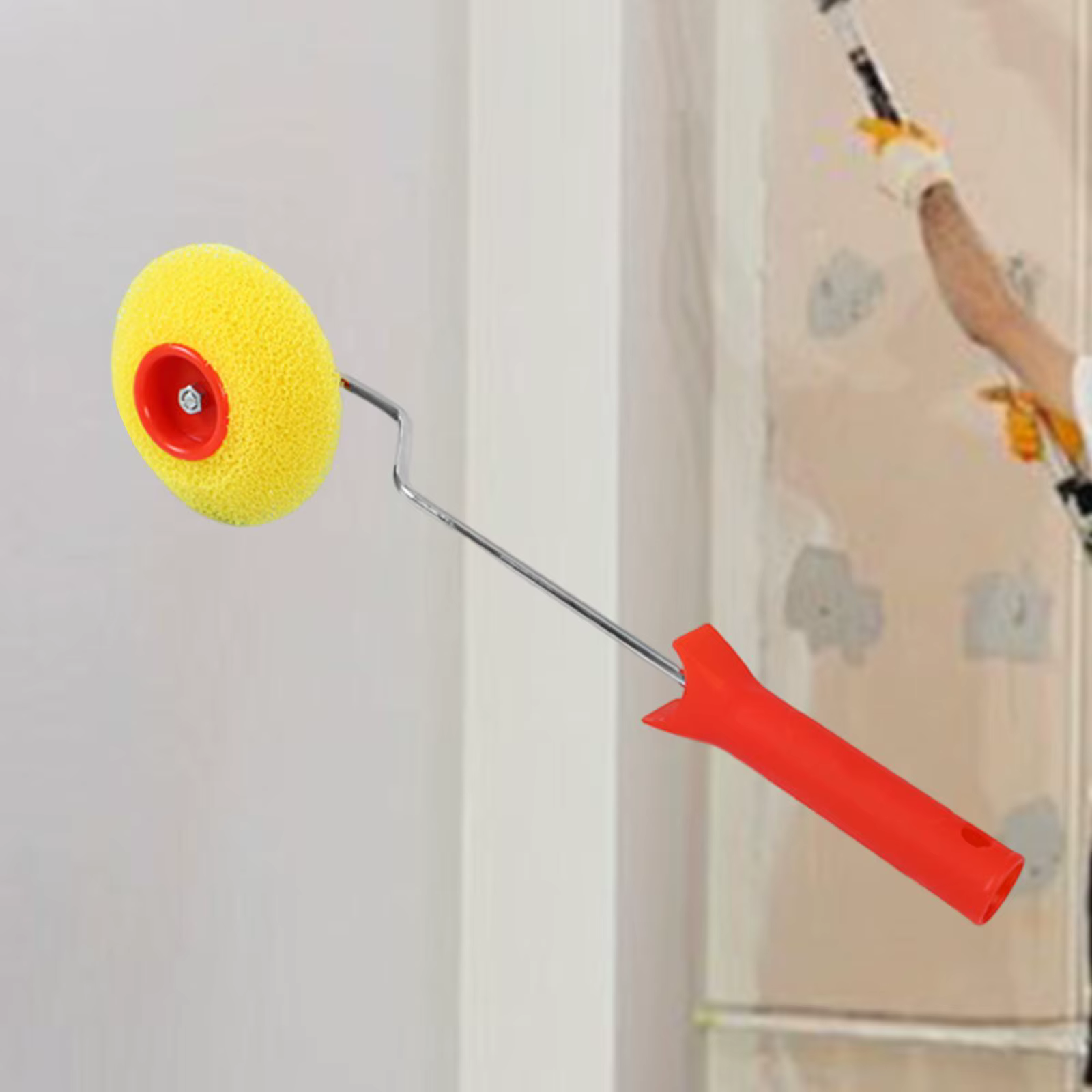 Rouleau de peinture d'angle de Texture pour murs d'angle, rouleau éponge robuste et efficace