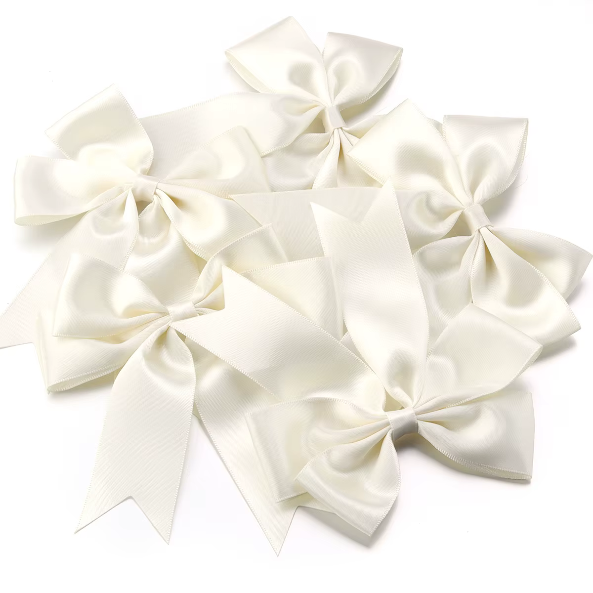 (4 pièces/paquet) 12*13cm nœuds de ruban coloré grande taille ruban de Satin nœud fleur artisanat dé