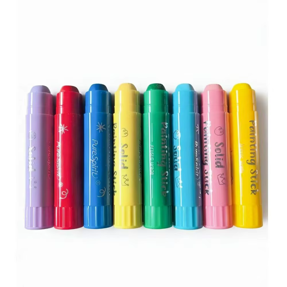 8/12 couleurs artisanat bâtons de peinture couleur solide bâton de peinture bâtons de peinture lavab