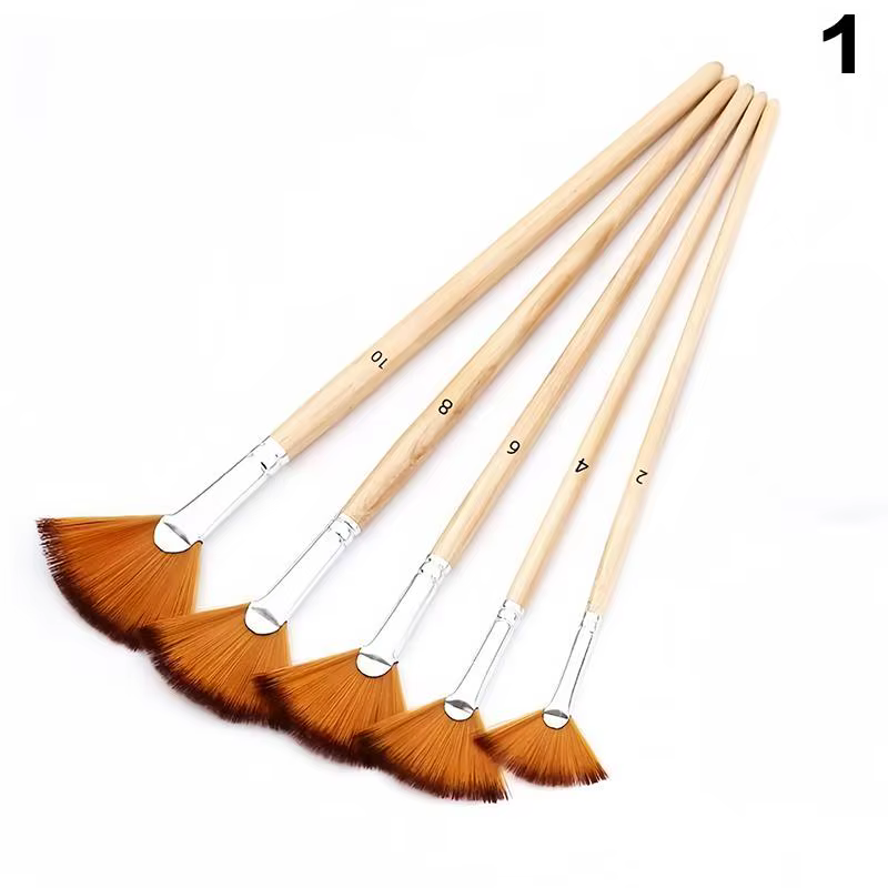 Ensemble de pinceaux professionnels pour artistes, poils en nylon, pour aquarelle, acrylique, peintu