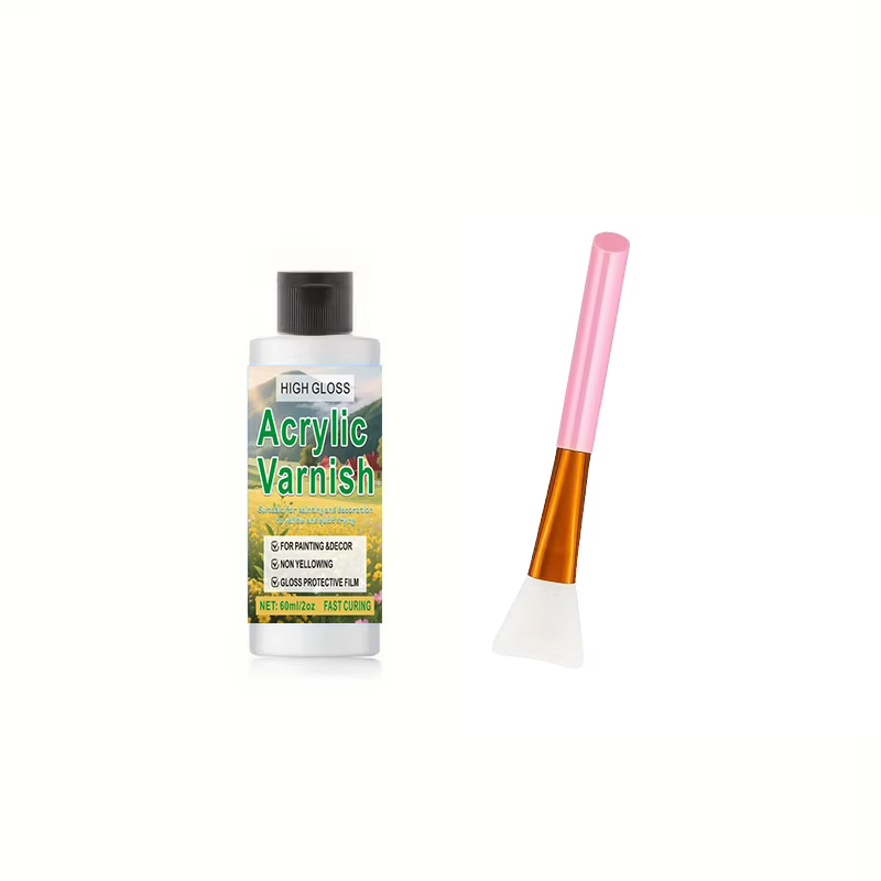 Vernis acrylique haute brillance-revêtement de protection transparent, mastic imperméable et Anti-fi