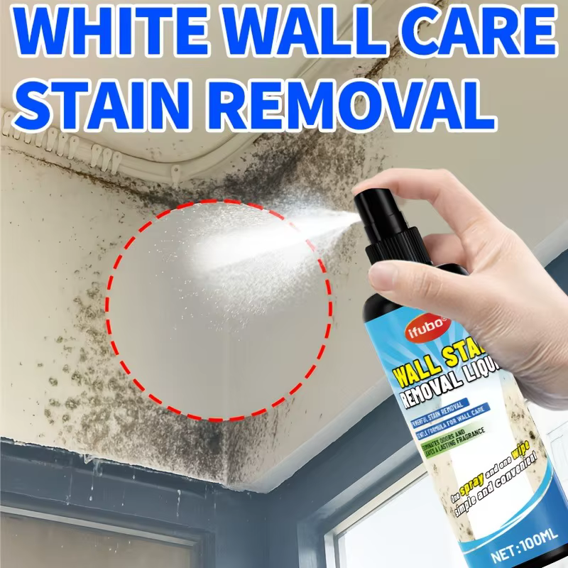 Spray anti-taches pour murs : nettoie en profondeur les murs et les plafonds blancs, offre une prote