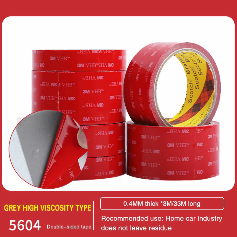 Ruban adhésif Double face Extra fort 3M 5604 3m de Long 0.4mm d'épaisseur pour l'industrie domestiqu