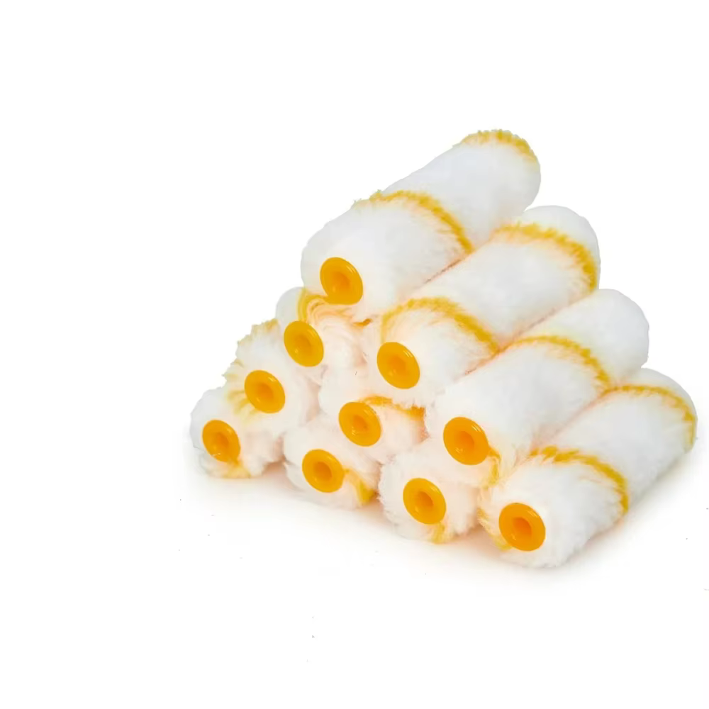 Kit de rouleaux à peinture professionnels, outil de peinture murale, couvre-rouleaux de 4 pouces pou