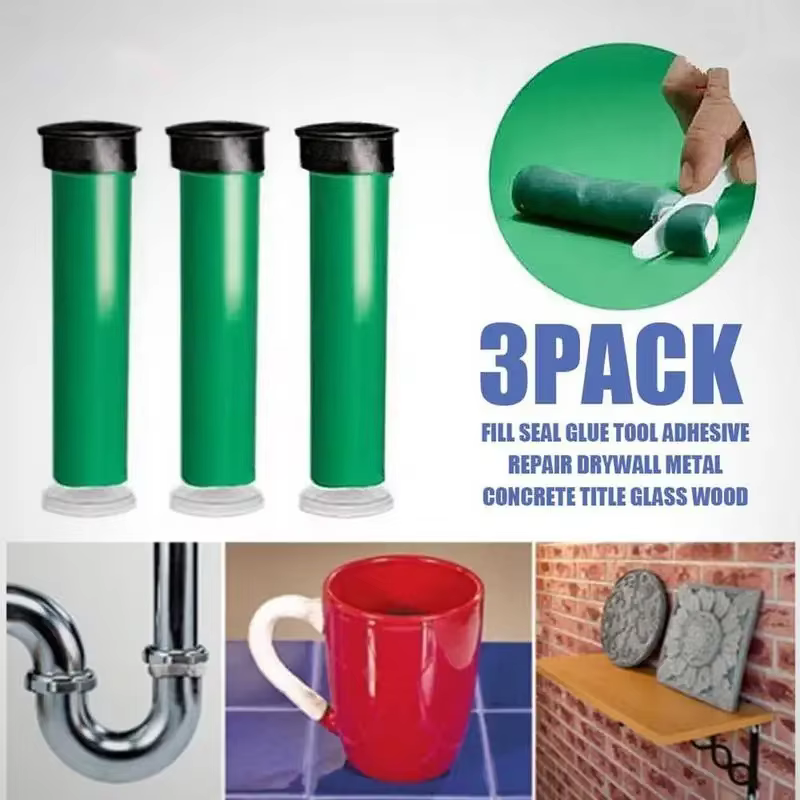 Bâton de mastic époxy dur réparation rapide colle époxy métal ABS verre céramique multi-application 