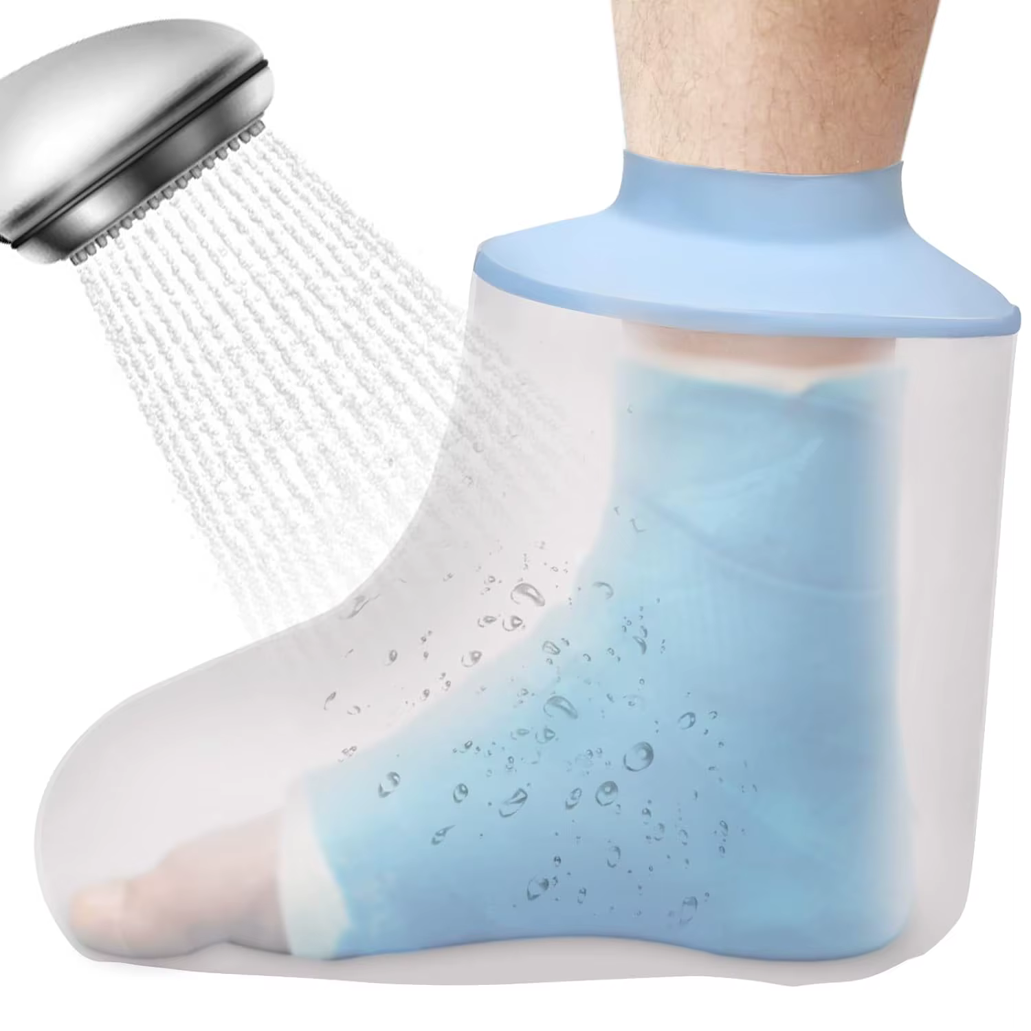 Protège-plâtre imperméable pour la douche, réutilisable, pour la cheville, après chirurgie, pour pro