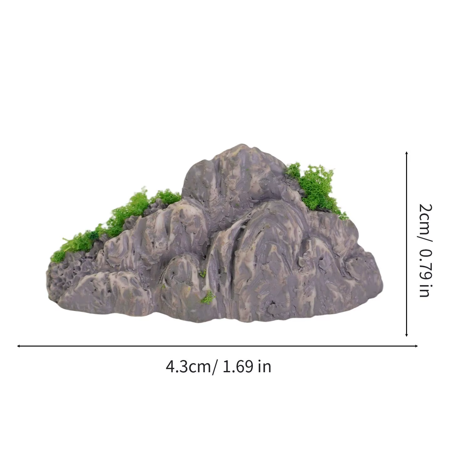 Décorations en résine DIY : Faux montagnes simulées, pierres artificielles pour bonsaïs, micro-paysa