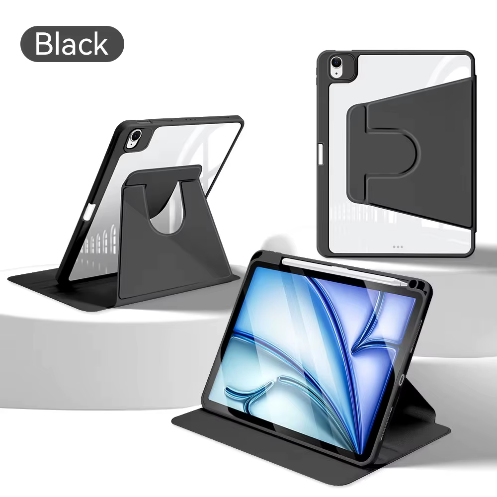 360 °   Housse rotative pour iPad Air 11 M2, étui pour Air 5/4 iPad 10e génération 10,9 pouces Mini 