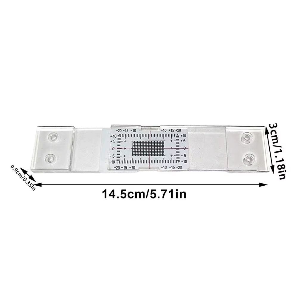 Jauge analogique de surveillance des fissures en acrylique transparent de précision pour la réaménag