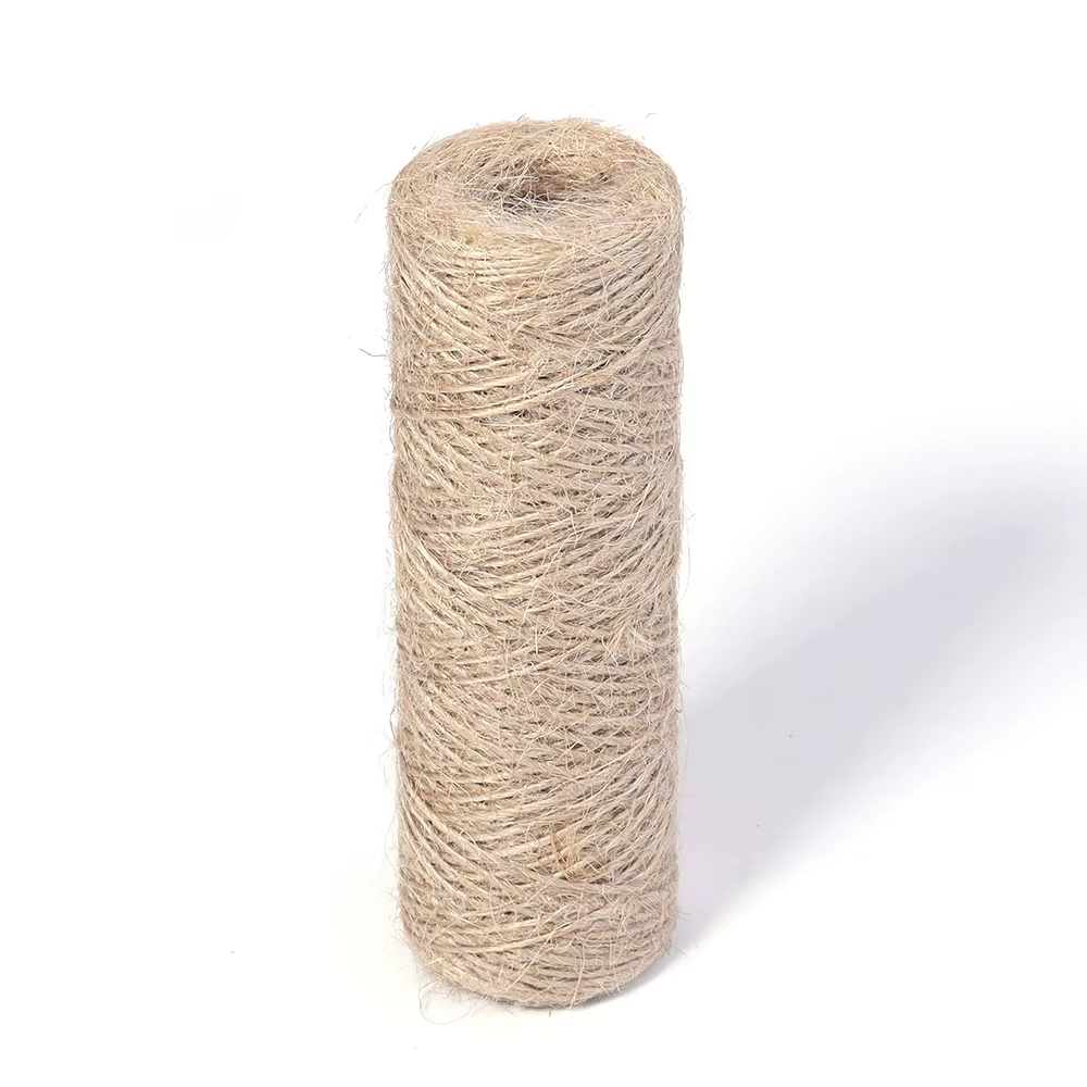 100 mètres corde de Jute naturelle chaîne ruban artisanat bricolage Vintage cordon de Jute fil de fi