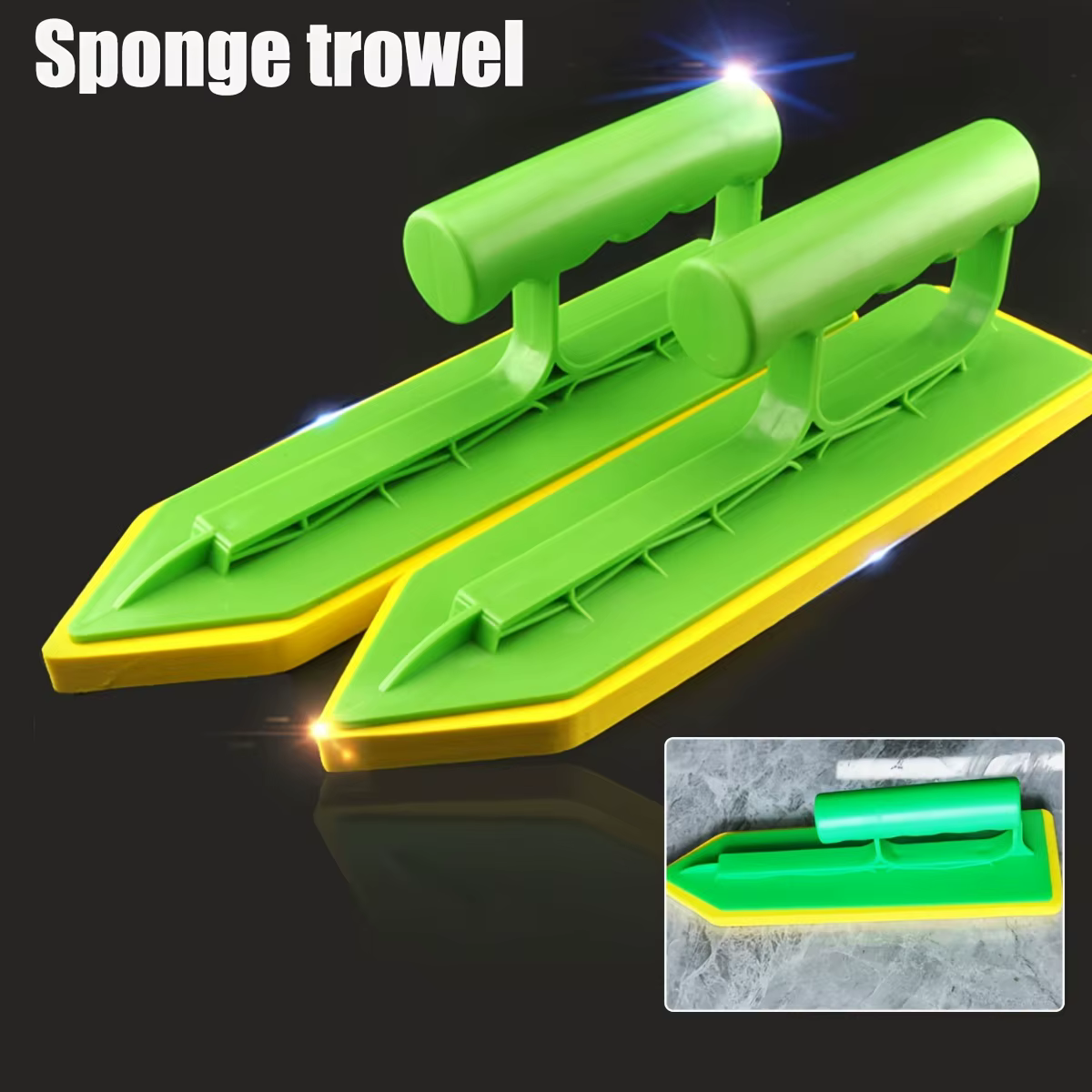 Truelle flottante en mousse éponge pour coulis, Stâco, carrelage de carrelage, spatule grattoir à co
