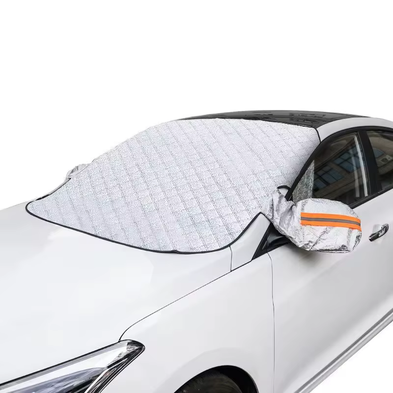 Pare-neige pour pare-brise de voiture d'hiver, protection contre la neige pour le stationnement en e