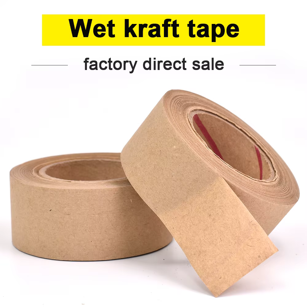 Ruban de papier kraft activé par l'eau