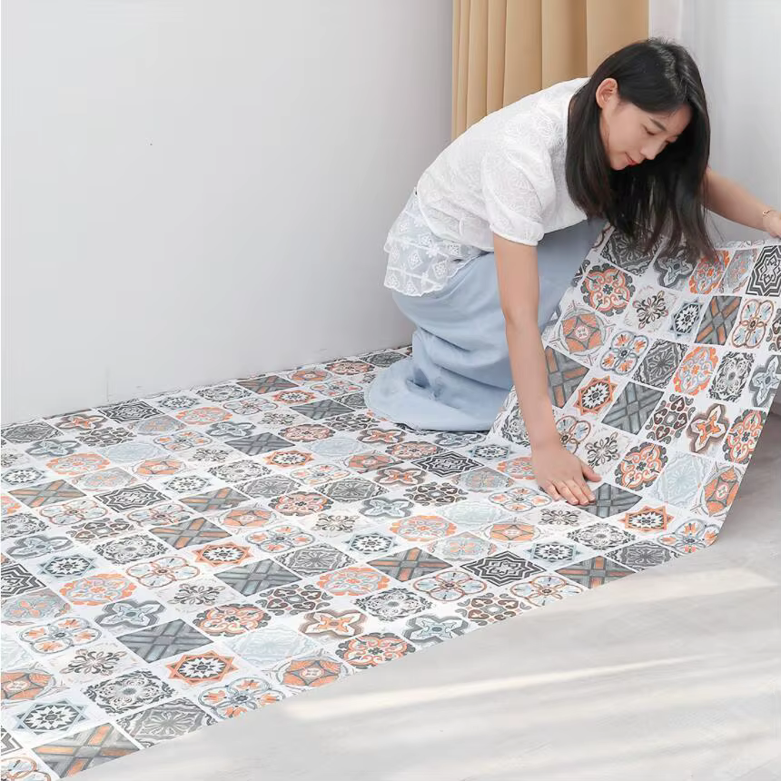 Carrelage 3D étanche armoire papier peint décor à la maison meubles vinyle mur auto-adhésif PVC
