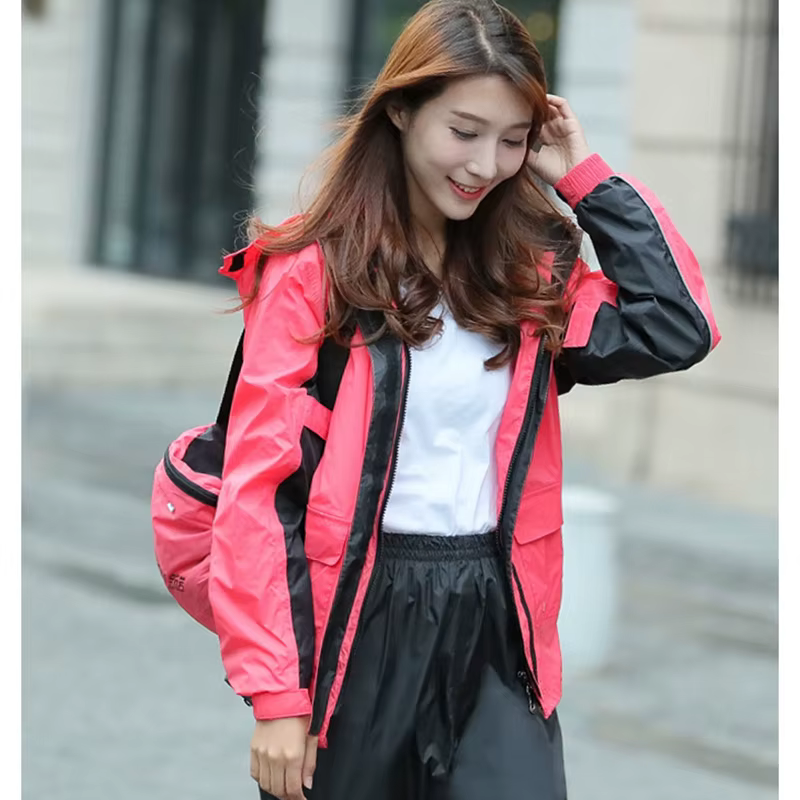 Imperméable de moto pour femme, réfléchissant, imperméable, de protection pour motard, capa de chuva moto