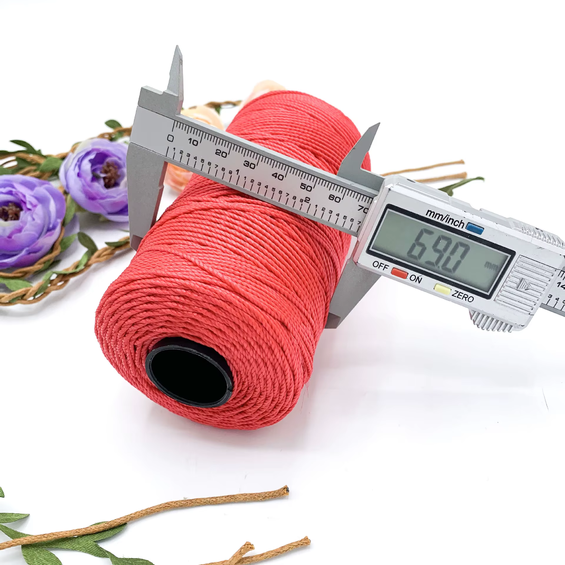 120 g/rouleau 1.5mm corde en Polyester cordon en polypropylène macramé tricot tissage feuille de plastique Crochet fil