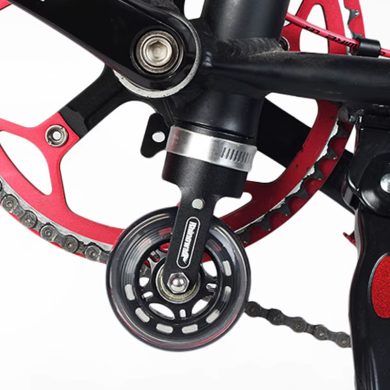 Roue à roulettes auxiliaire pliable pour vélo Portable, accessoires de cyclisme