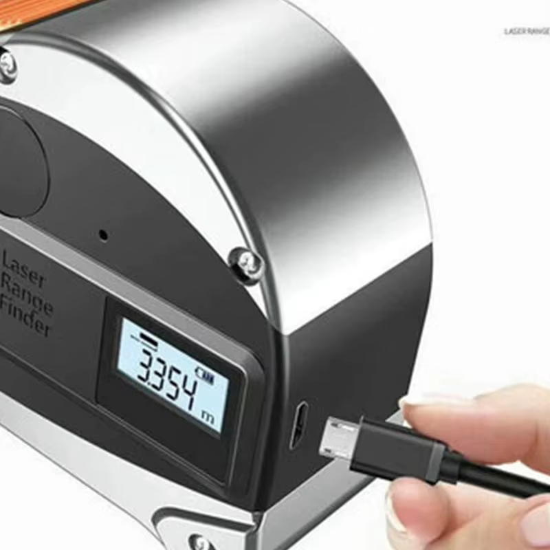 Ruban à mesurer électronique numérique rétractable