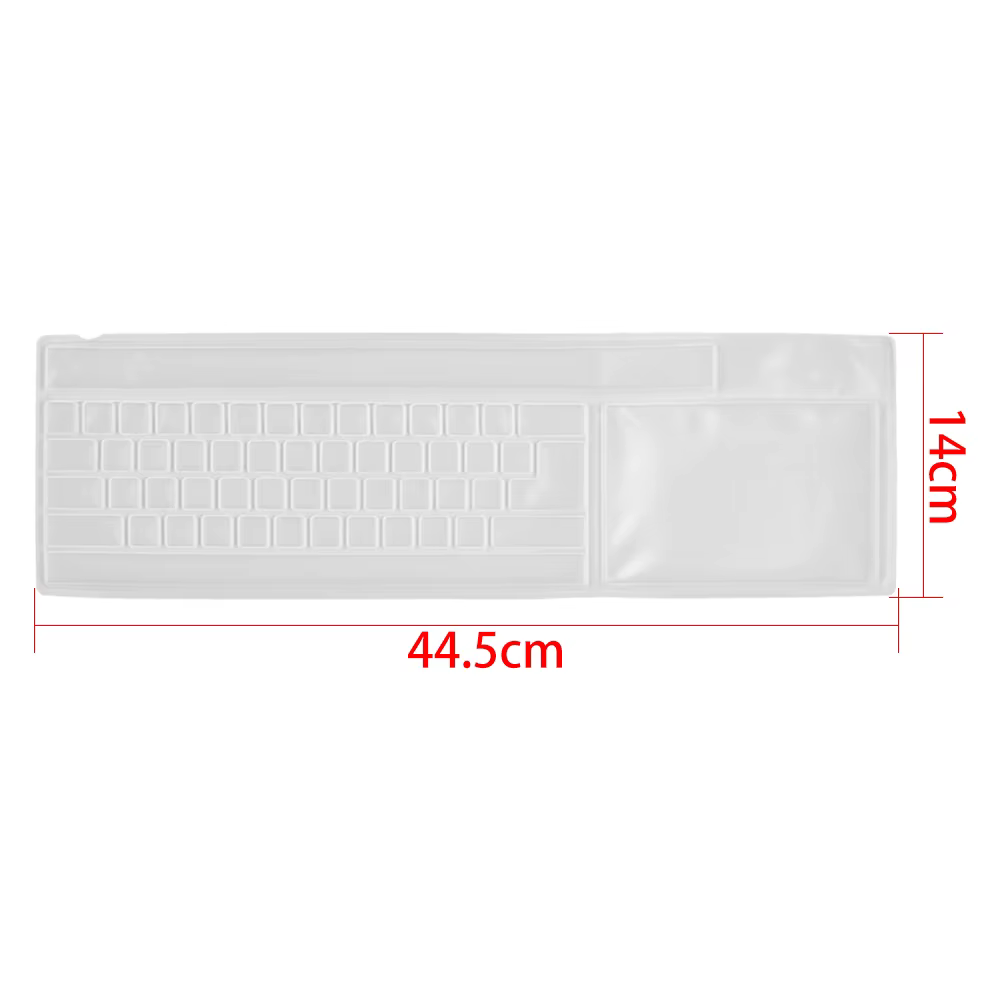 Film de protection universel anti-poussière pour clavier d'ordinateur de bureau, 1 pièce