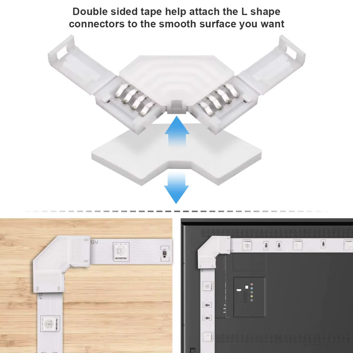 Connecteur d'angle LED RVB