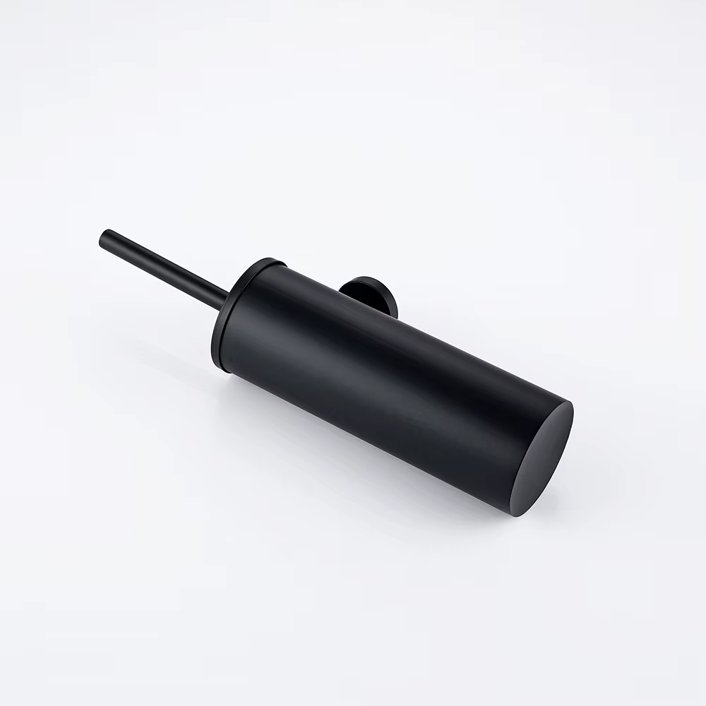 Porte-brosse mural en acier inoxydable 304, noir, pour salle de bain, Style moderne, matériau sans nettoyage de toilettes mortes