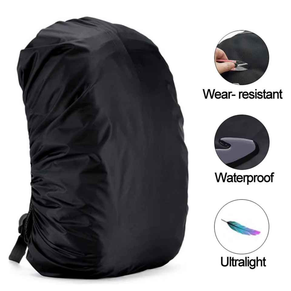 Sac à dos pratique, bouclier anti-pluie, étanche à la poussière, protection solaire, pour Camping en plein air, randonnée, housse de protection