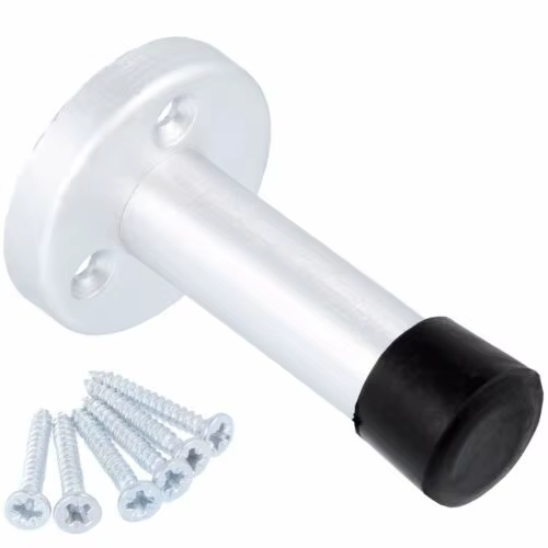 Butée de porte cylindrique en acier inoxydable 304 avec base large