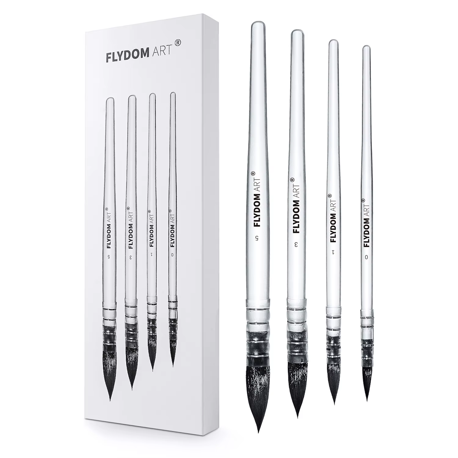 Ensemble de pinceaux d'aquarelle professionnels