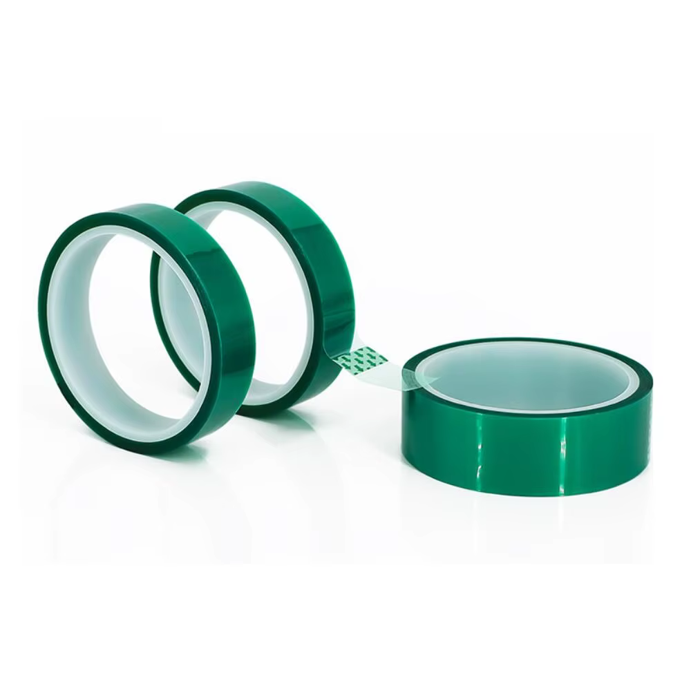 Ruban de masquage haute température en polyester vert