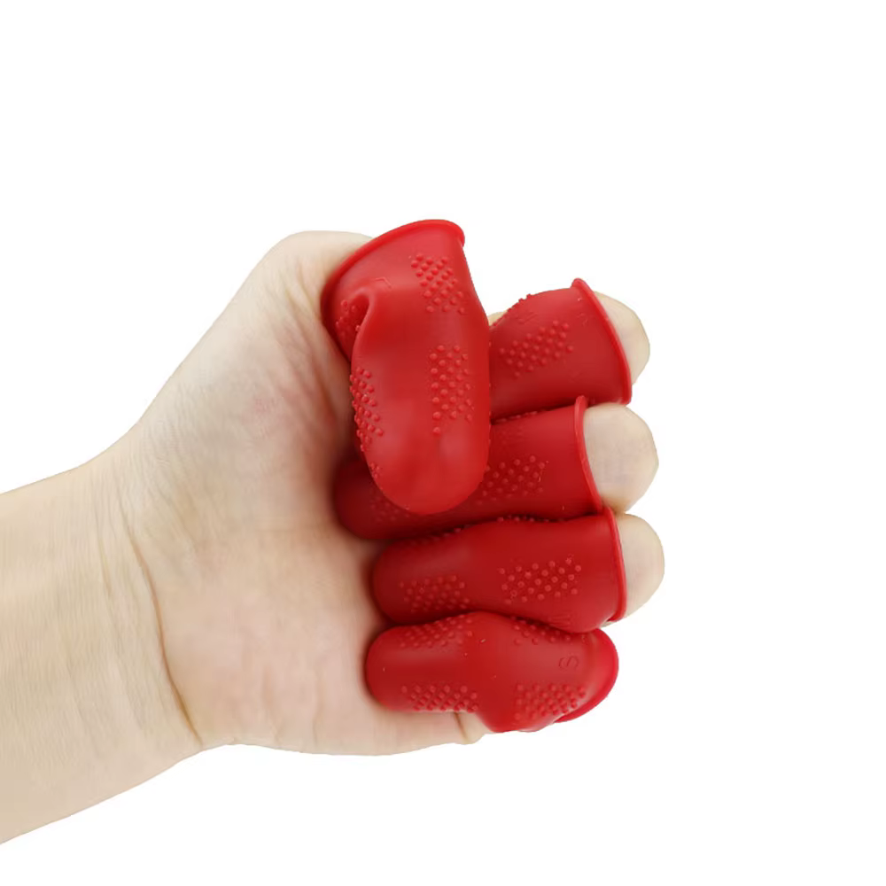 Silicone World – manchon de protection pour doigts en silicone, 5 pièces, anti-coupure, résistant à la chaleur, antidérapant, pour outils de cuisine