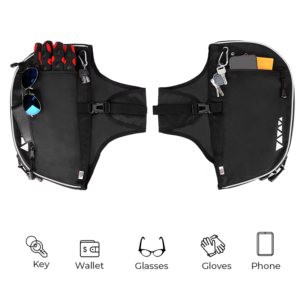 Jambières de Protection pour Street Glide, pour moto Road King Electra, sac de Protection, jambières de motocyclette, souples, 1980 – 2019