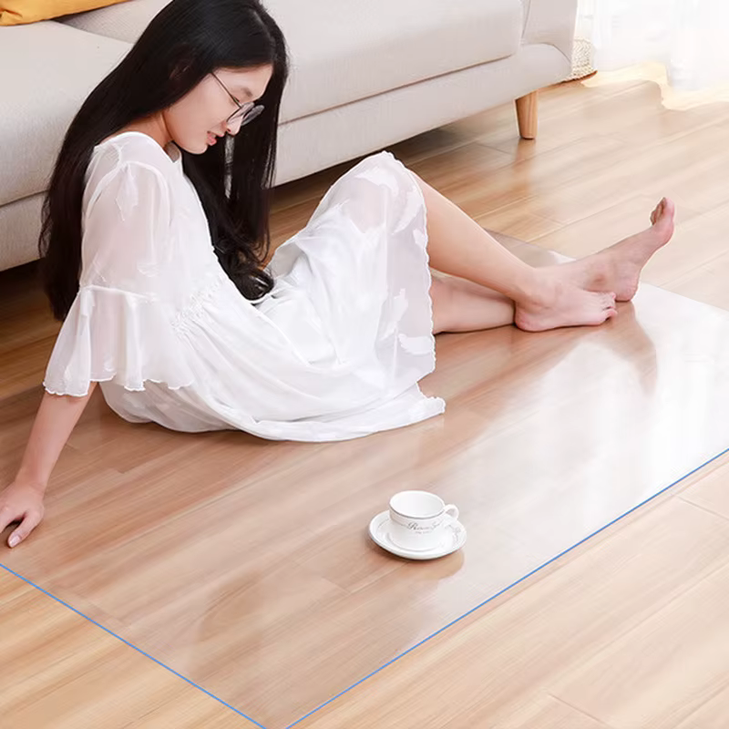 Tapis de Protection de sol en bois Transparent