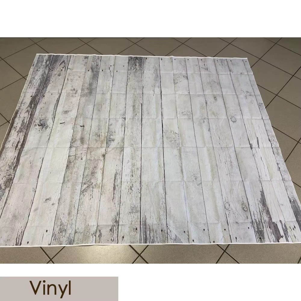 Vinyle et Poly et caoutchouc plancher Photo fond sol imprimé Vintage bois nouveau-né toile