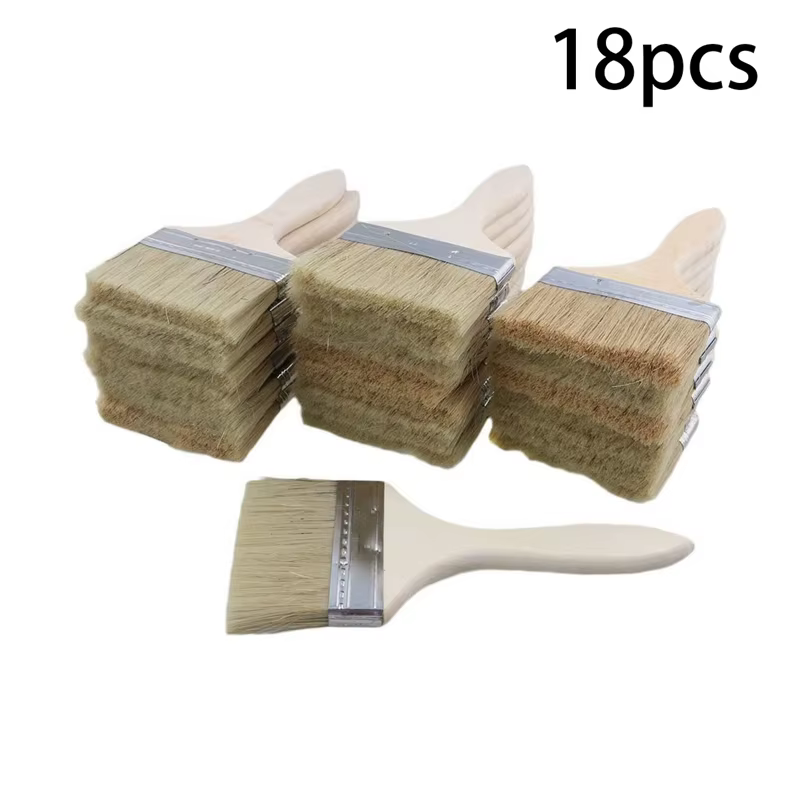 Lot de 18 pinceaux et pinceaux à puce de 4 pouces (89mm)