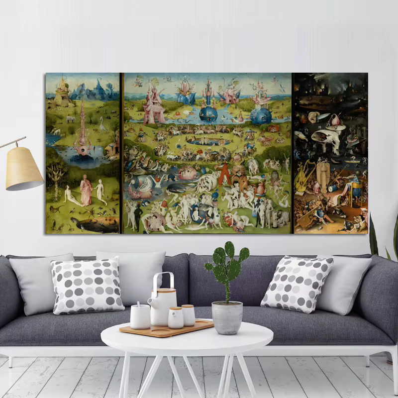 Bosch hiéonymus le jardin de la délice terrestre affiche