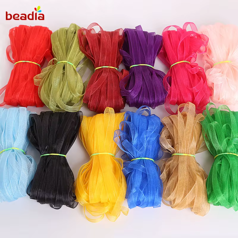 Ruban Organza 20 yards/sac 6mm