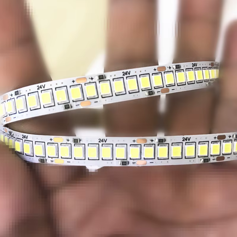 Bande LED 4800Lm Super lumineuse 24V IP20 48W 93.6W 2835 bande LED 240led bande lumineuse Flexible ruban 5M vitrine Led 4000K 3000K