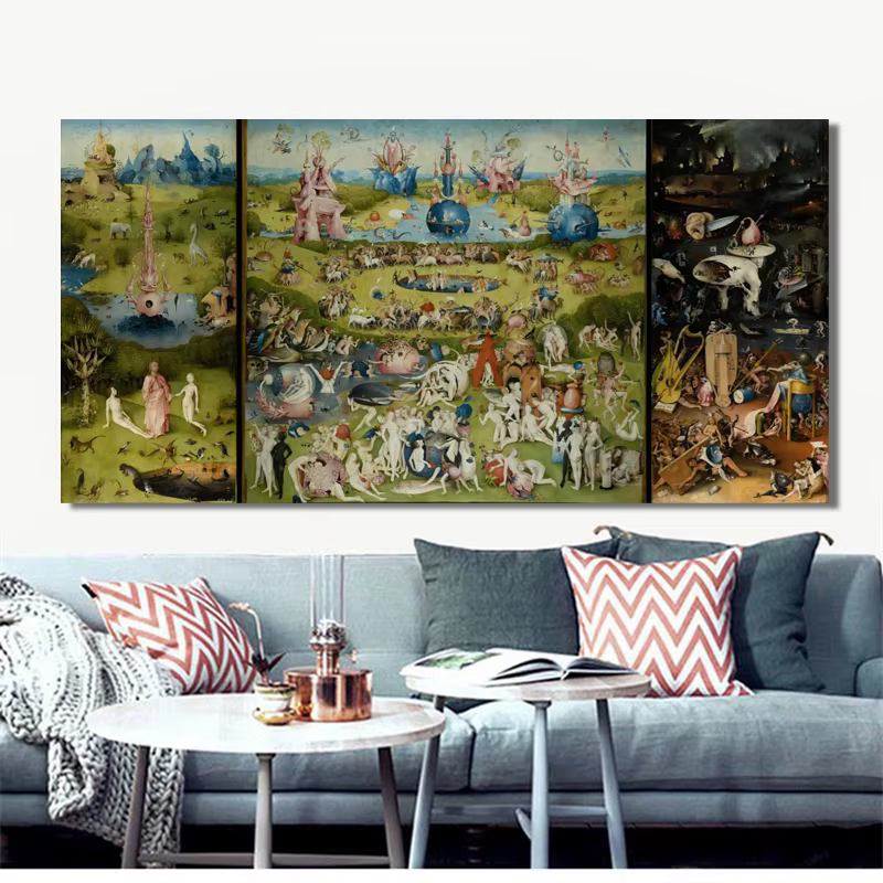 Bosch hiéonymus le jardin de la délice terrestre affiche