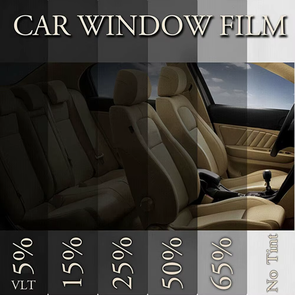 Rouleau de Film de Protection Solaire UV pour Vitres de Voiture, Autocollant, 100x50cm