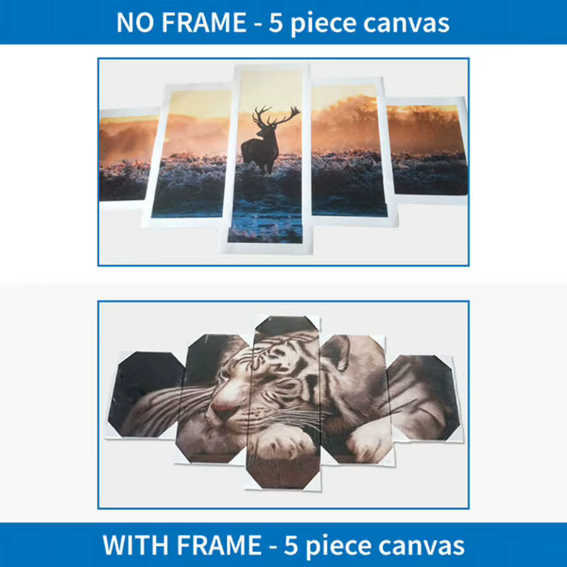 Art mural décor à la maison cadre toile photos 5 pièces peintures HD imprime salon sur mesure affiche PENGDA
