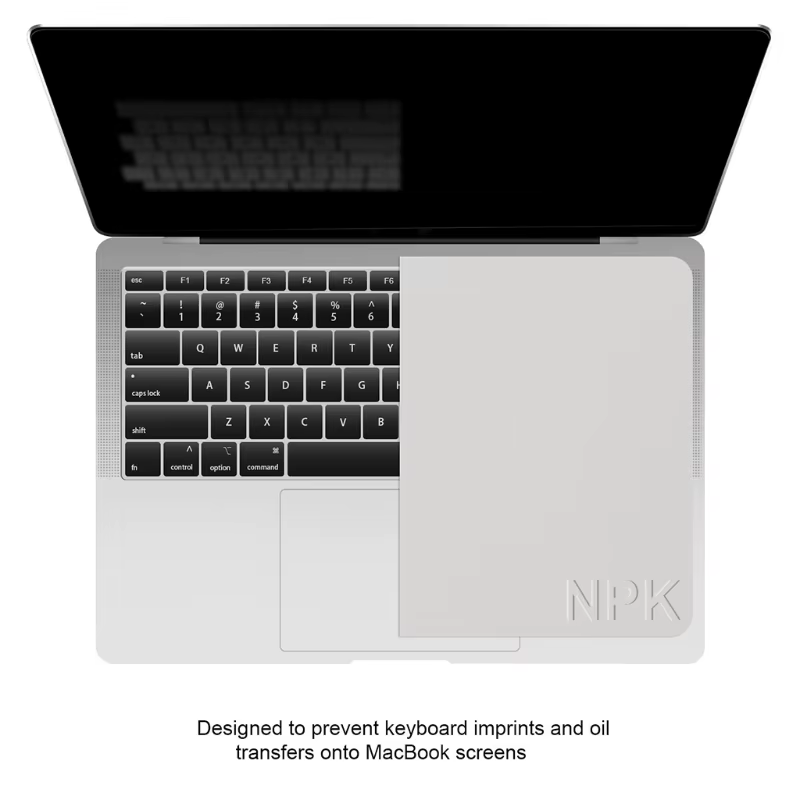 Couverture de Protection pour clavier d'écran empreinte, doublure en microfibre et chiffon de nettoyage, 13 pouces/15 pouces, Compatible avec MacBook Pro/Air