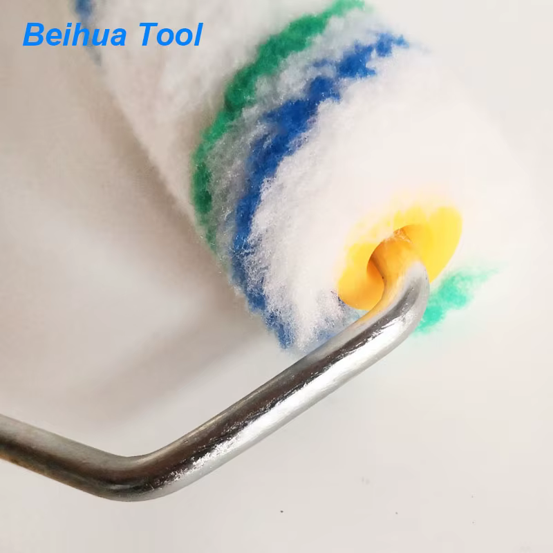 52 pièces/ensemble 4 pouces rouleau de peinture brosse 50 pièces et 2 poignées Mini